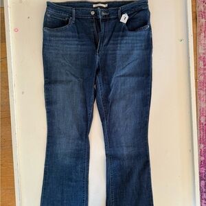 Levi's Dark Blue Flare Women's Jeans